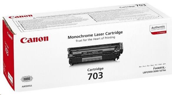 Canon LASER TONER čierny CRG-703 (CRG703) 2 000 strán*0 