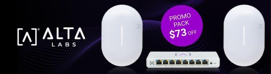 Alta Labs Starter Bundle,  S8-POE + 2x AP63 