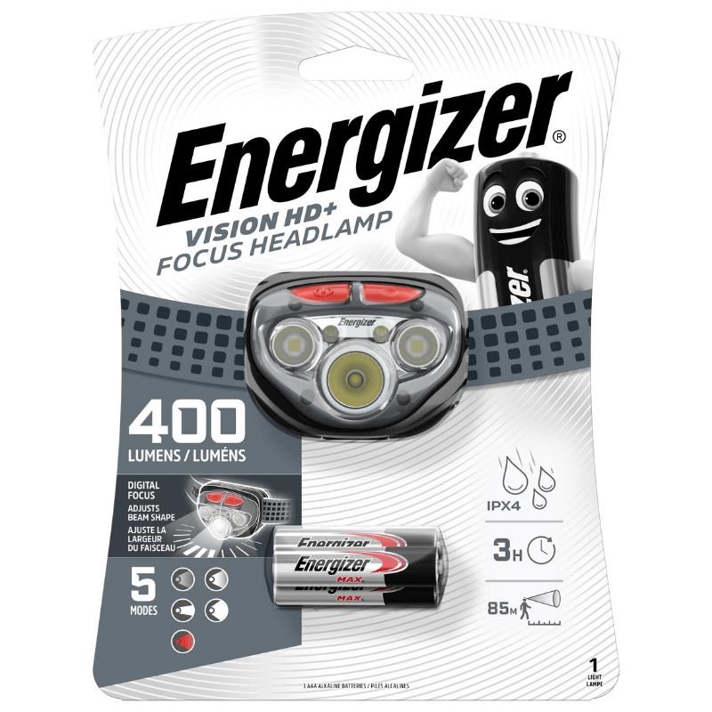 Headlight Vision HD+ Focus 400lm 3xAAA0 