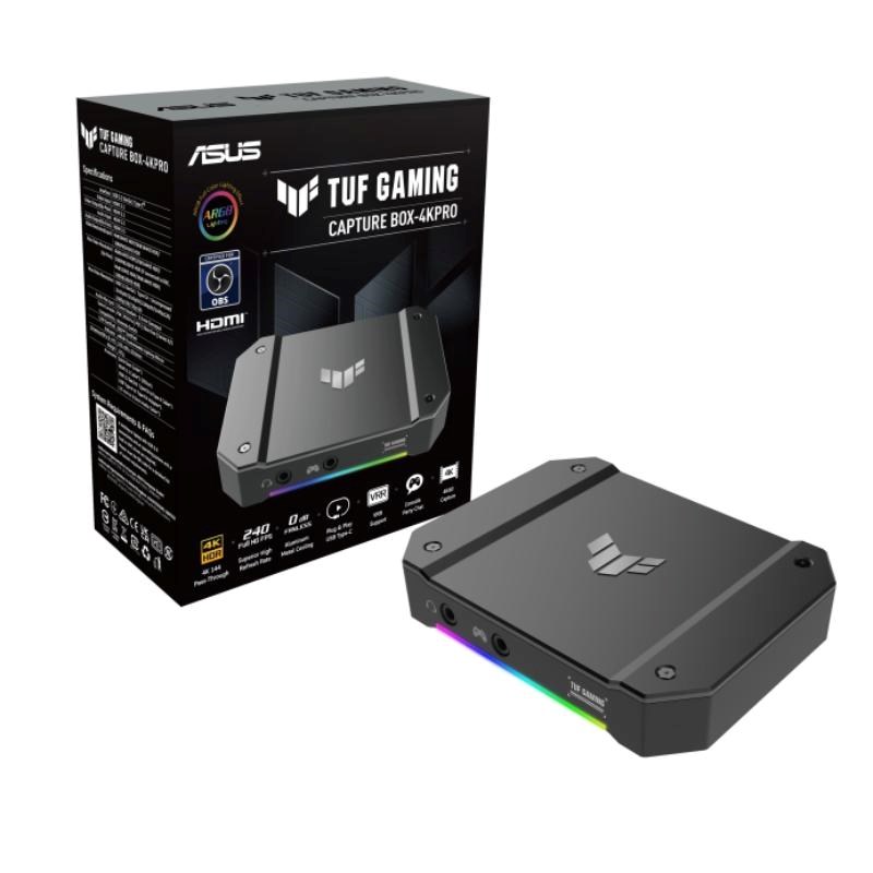 ASUS Záznamové zařízení TUF GAMING CAPTURE BOX 4KPRO,  USB-C 3.2,  1xHDMI0 