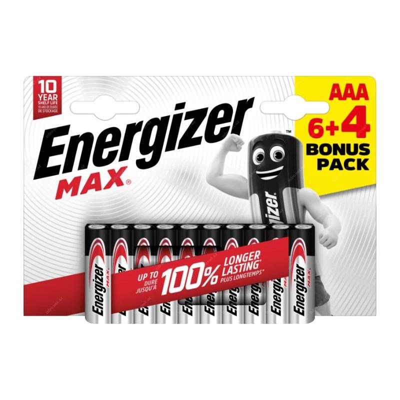 Energizer LR03 10 Max AAA 6+4 zdarma0 