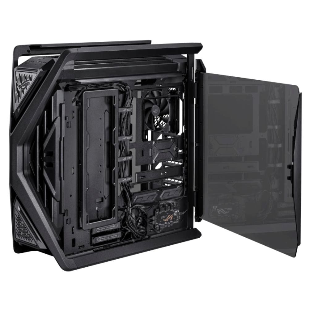 ASUS case ROG HYPERION (GR701) BTF, Big Tower, průhledná bočnice, 4x 140mm Fan, černá9 