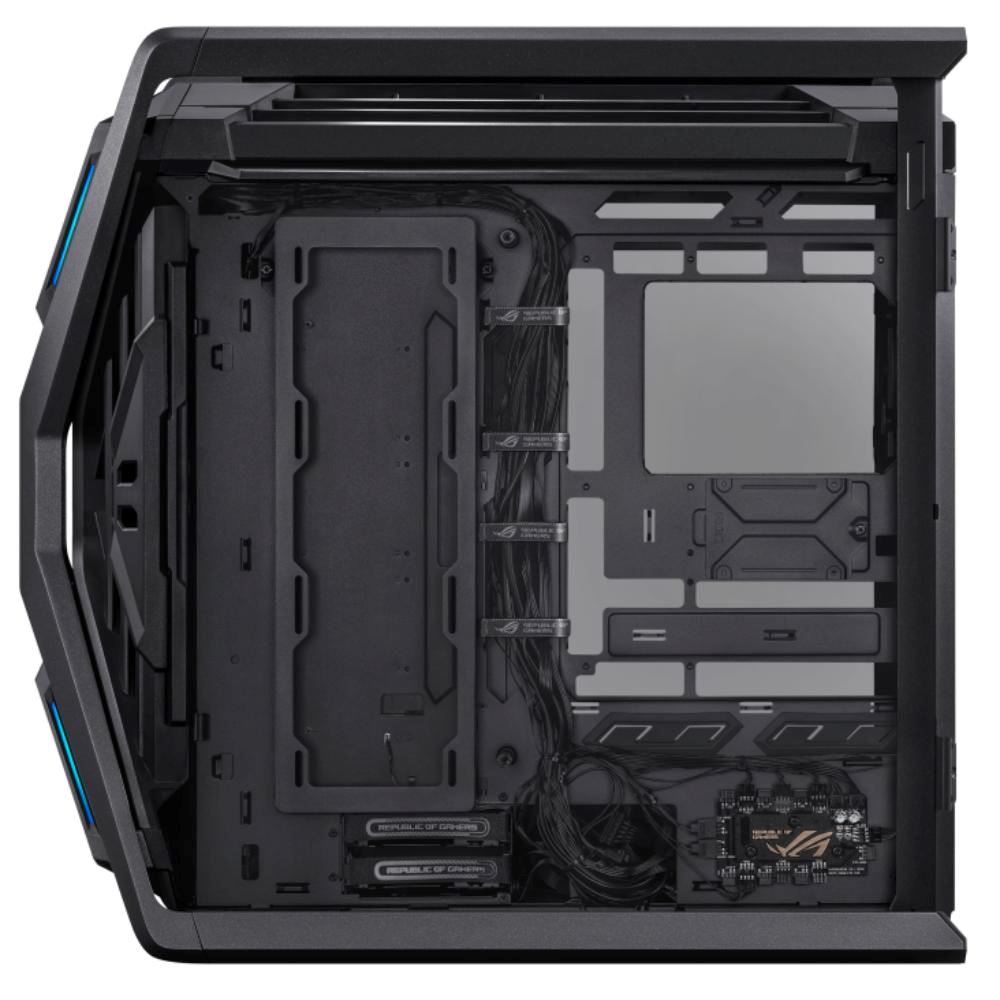 ASUS case ROG HYPERION (GR701) BTF, Big Tower, průhledná bočnice, 4x 140mm Fan, černá7 