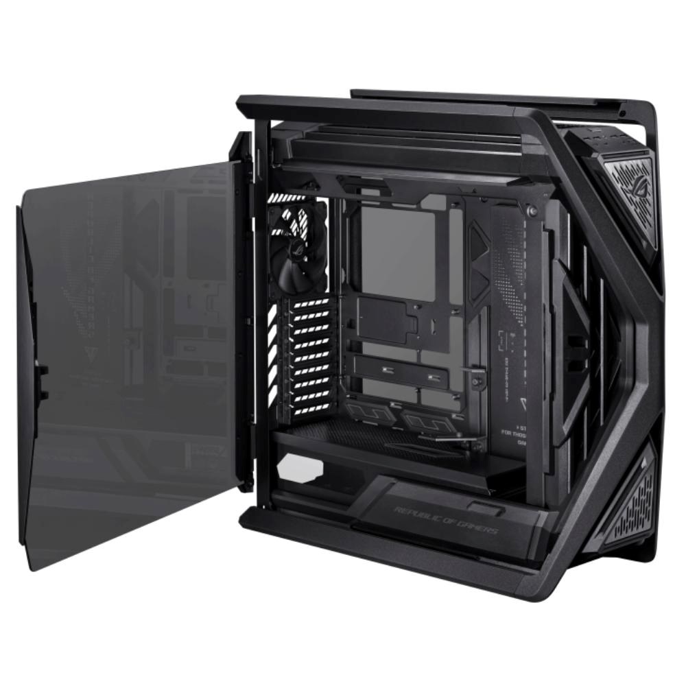 ASUS case ROG HYPERION (GR701) BTF, Big Tower, průhledná bočnice, 4x 140mm Fan, černá8 