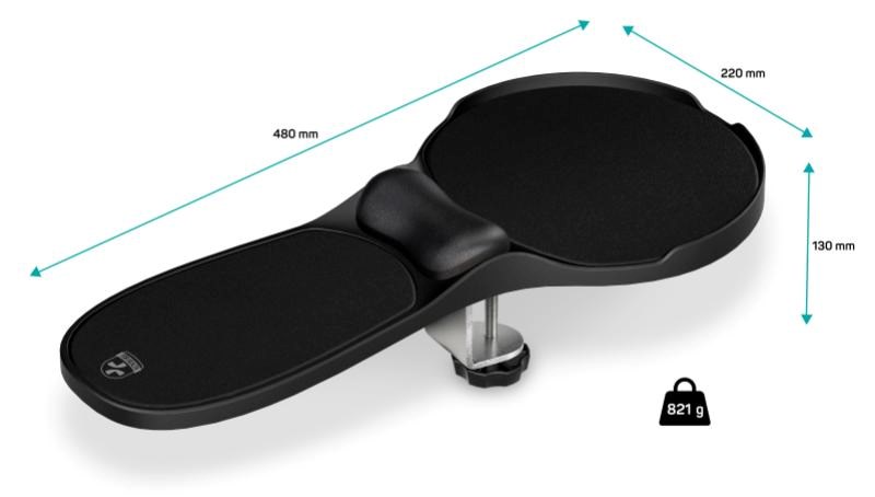 CONNECT IT Loketní opěrka ArmRest PRO For Health, Šedá3 