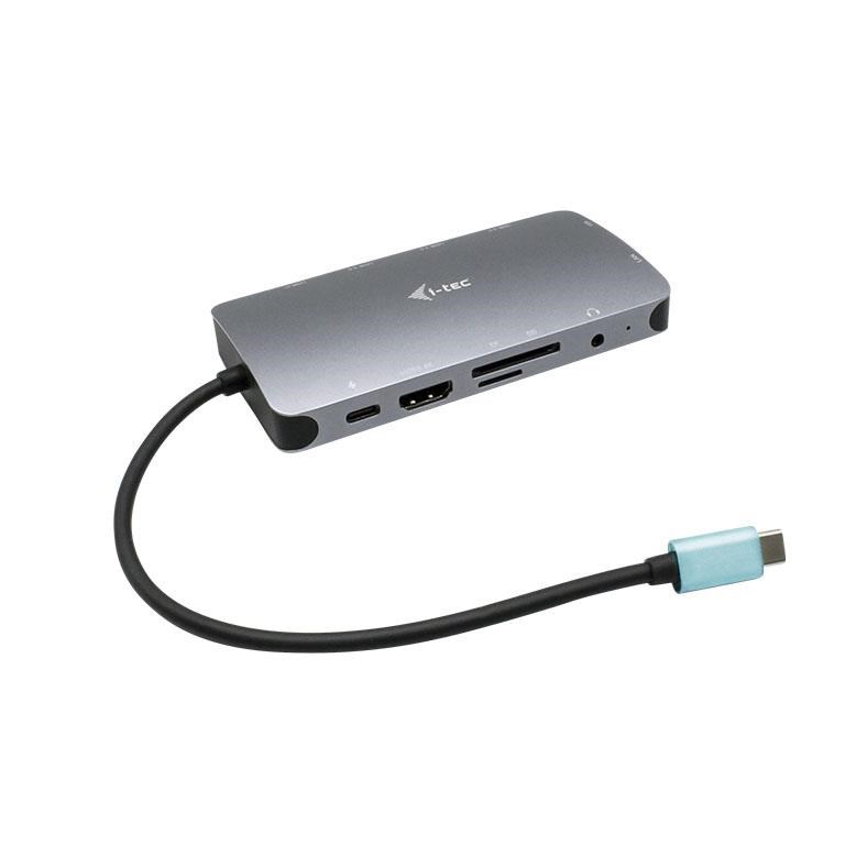 i-tec USB-C Metal Nano Dock HDMI/VGA with LAN + Power Delivery 100W + Charger 100W (bundle)4 