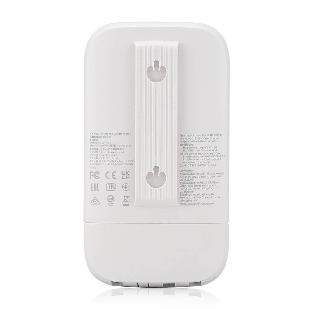 Zyxel PoE12-3PD,  4x 1Gb port PoE extender. 45W PoE budget,  IP55 rated (outdoor)3 