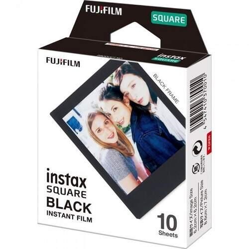 Fujifilm Film Instax Square 10List Black Frame0 