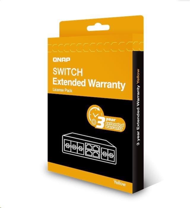 QNAP LW-SWITCH-YELLOW-3Y-EI elektronická prodlužujicí záruka 3 roky0 