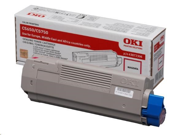 Oki Toner Magenta pre C5650/C5750 (2 000 strán)0 