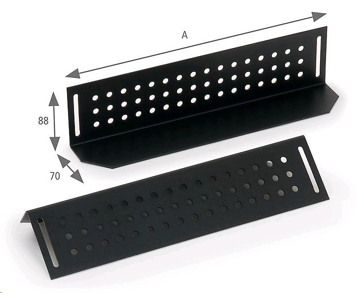 TRITON Nosné lišty pre 600 mm hlboký rack (A=380 mm) - pár0 