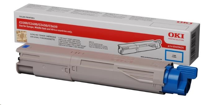 Oki Toner Cyan pre C3300n/ C3400n/ C3450n/ C3600n (1, 5k)0 