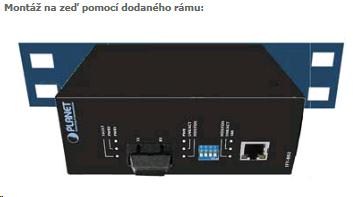 Planet switch ISW-801T, 8x 10/100, DIN,IP30, rozšířený teplotní rozsah -40~75 st.C2 