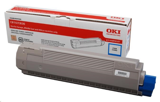 Oki Toner Cyan pre C810/ C830 (8.000 strán)0 