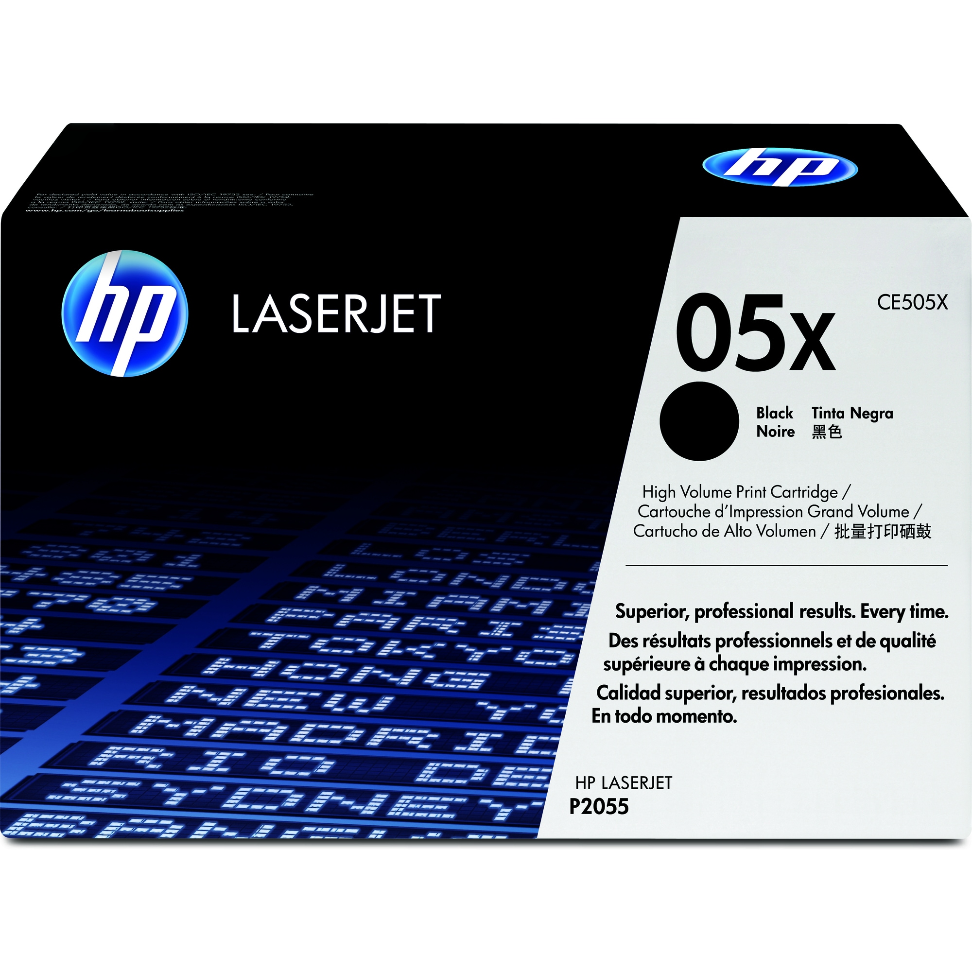 HP 05X Black LJ Toner Cart,  CE505X (6, 500 pages)1 