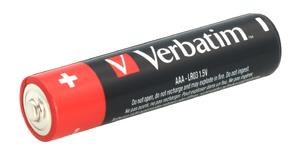 VERBATIM Alkalické baterie AAA,  4 PACK ,  LR32 