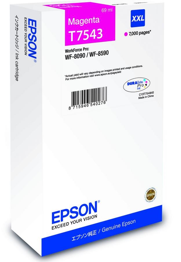 Atramentová kazeta EPSON WF-8xxx Series XXL Magenta - 7000str. (69 ml)0 