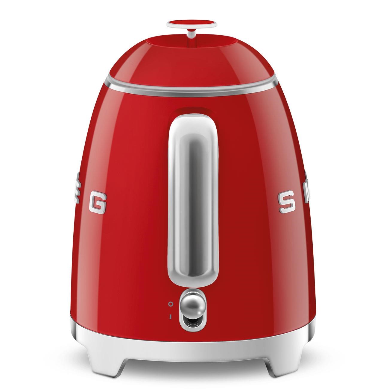 Smeg KLF05RDEU mini rychlovarná konvice,  0, 8 l /  3 šálky,  1400 W,  styl 50. let,  červená6 