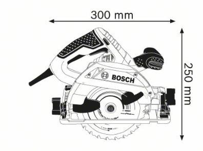 BOSCH GKS 55 + GCE ruční okružní pila1 