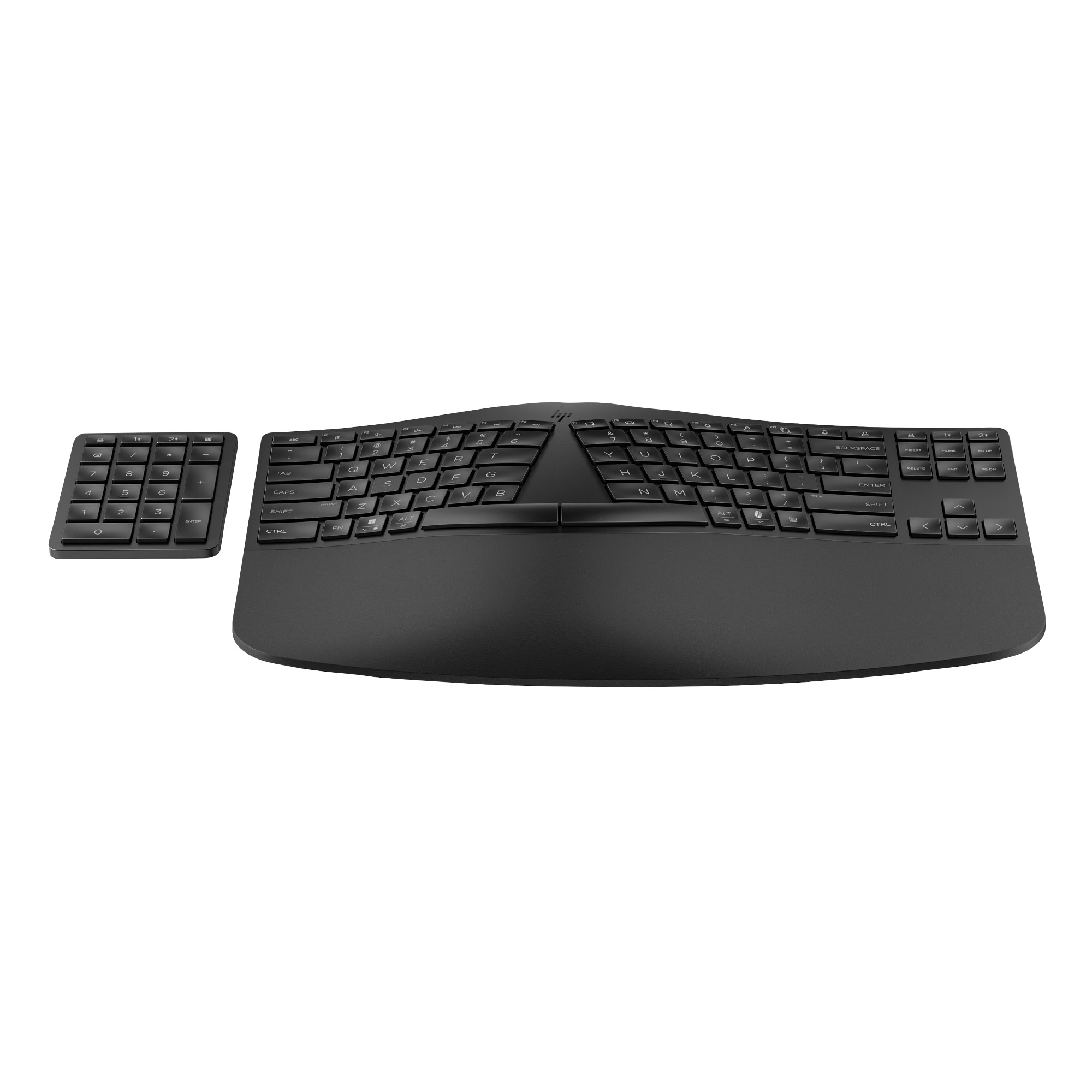 HP 960 Black Ergonomic Wireless Keyboard - bezdrátová ergonomická klávesnice CZ/ SK9 