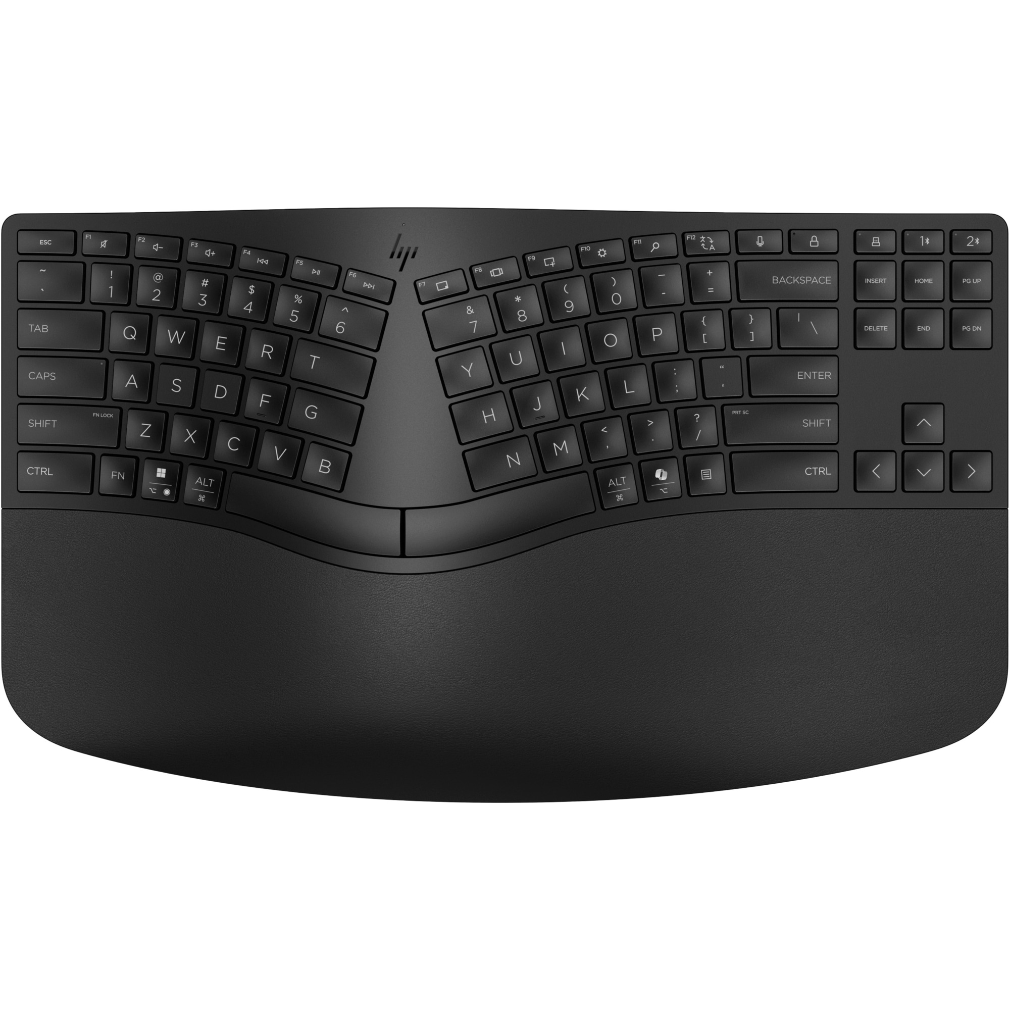 HP 960 Black Ergonomic Wireless Keyboard - bezdrátová ergonomická klávesnice CZ/ SK5 