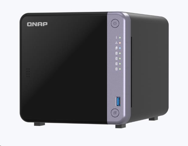 QNAP TS-432X-4G (4C/ AlpineAL524/ 2, 0GHz/ 4GBRAM/ 4xSATA/ 2x2, 5GbE/ 1xSFP+/ 2xUSB3.2/ 1xPCIe)0 