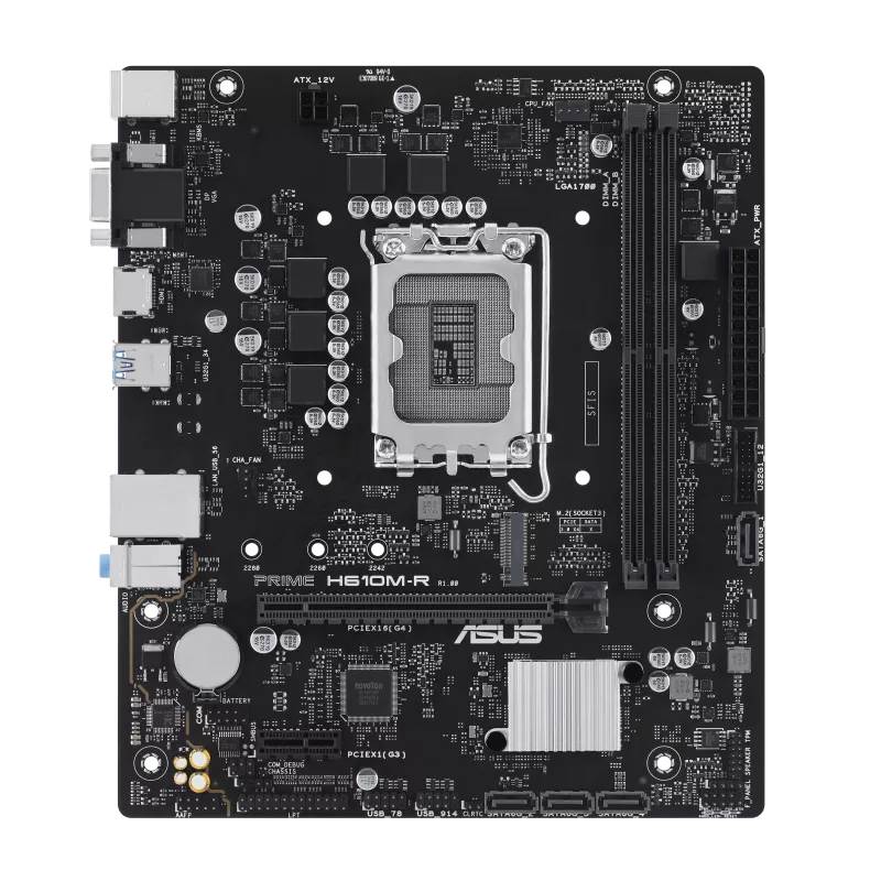 ASUS MB Sc LGA1700 PRIME H610M-R SI,  Intel H610,  2xDDR5,  1xHDMI,  1xDVI,  1xVGA,  mATX1 