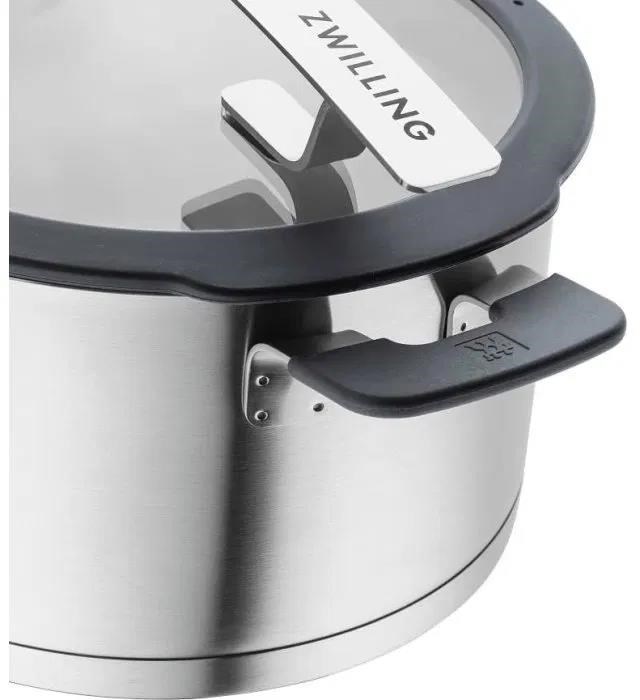 Zwilling Simplify sada 5 nerezových hrnců s poklicemi, slévací poklice, 18/10 nerezová ocel5 