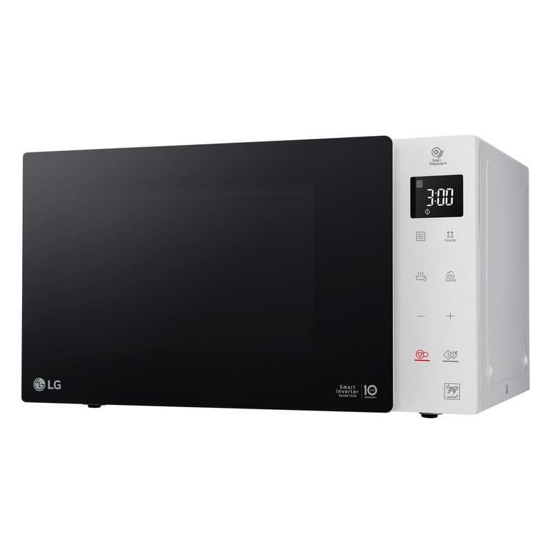 LG MS23NECBW mikrovlnná trouba,  1000 W,  23 l,  5 úrovní výkonu,  LCD displej,  rozmrazování,  bílá2 