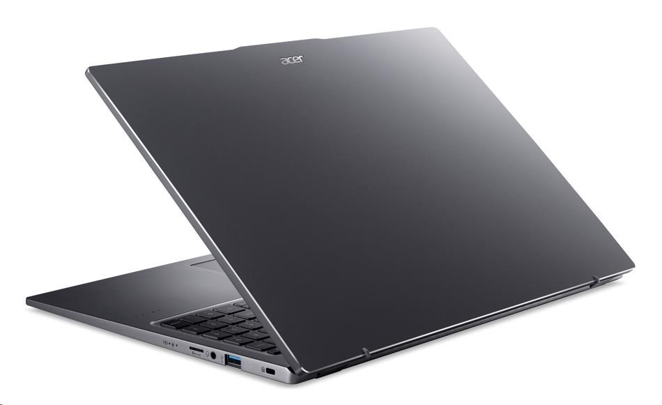 ACER NTB SWIFT GO 16 (SFG16-72-52KV), IntelCore Ultra 5 125U, 16GB, 512GB PM4 SSD, IntelArc, W11, Grey2 