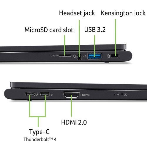 ACER NTB TravelMate P6 14 (TMP614-73T-TCO-74NJ), ICore Ultra 7 155H, 32GB, 1024 PMP4 SSD, IntelArc, Win11 Pro, Black7 