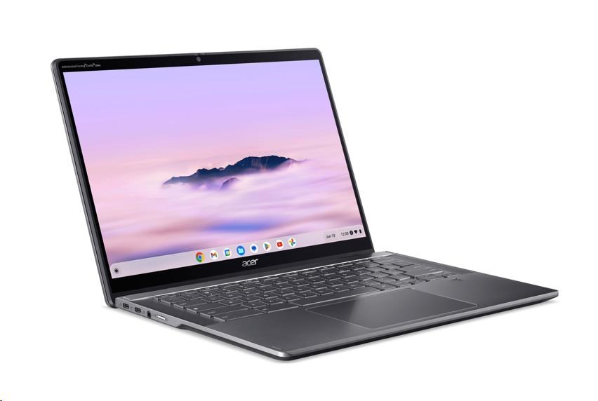 ACER NTB Chromebook Plus Spin 514 (CP514-4HN-36VY),  ICore 3 100U,  8GB,  256GB PM4 SSD,  Intel UHD,  Chrome,  Grey3 