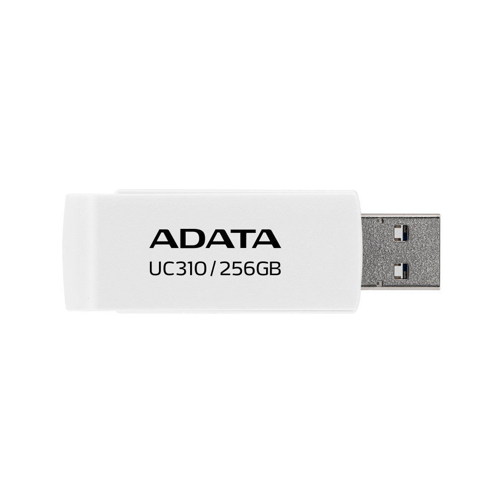 ADATA Flash Disk 256GB UC310, USB 3.2, bílá0 