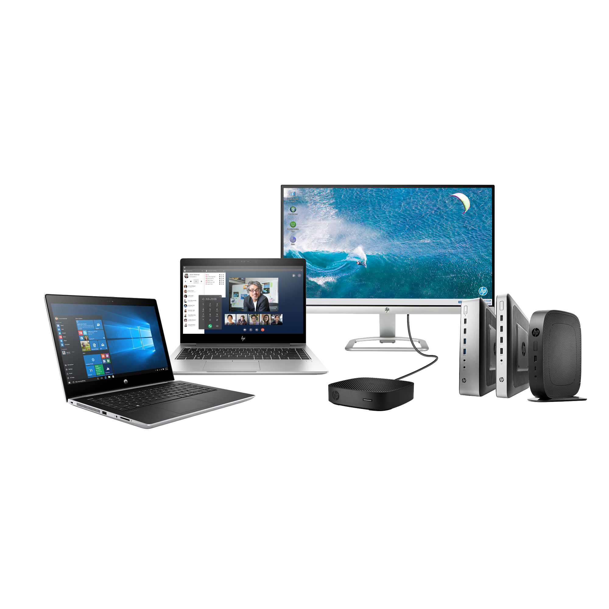 HP PC Pro ThinClient t550 32 GB M.2 MMC v5.0 ,  1x 8GB DDR4 SODIMM,  ThinPro,  Realtek 8852BE WiFi + BT,  záruka 3/ 3/ 010 