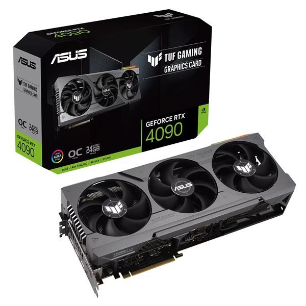 BAZAR - ASUS VGA NVIDIA GeForce RTX 4090 TUF GAMING OC 24G,  24G GDDR6X,  3xDP,  2xHDMI,  bez příslušenství0 