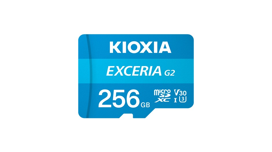 KIOXIA microSD Karta EXCERIA G2 256GB, UHS-I U3 V30, s Adaptérem0 