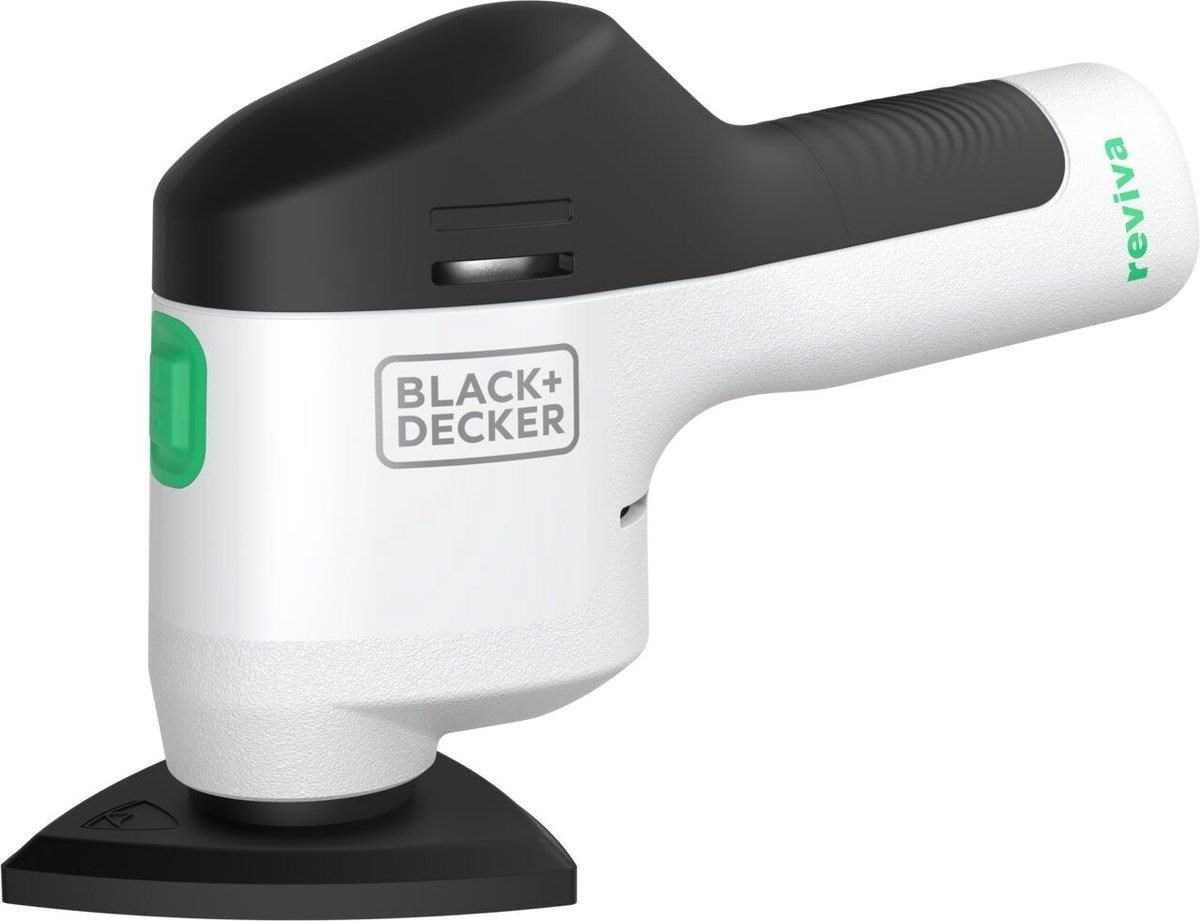 BLACK+DECKER REVDS12C Reviva bruska,  vibrační,  akumulátorová,  systém suchého zipu,  bílá0 