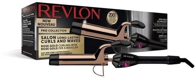 BAZAR - REVLON Salon Long Lasting Curls RVIR1159E kulma na vlasy,  klešťová,  studený hrot,  6 teplot - Poškozený obal2 