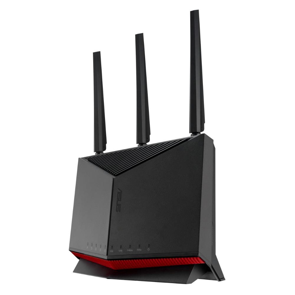 ASUS Router RT-BE86U,  Herní WiFi7 Router,  AiMesh,  2xWAN,  3xLAN,  1xUSB 3.27 