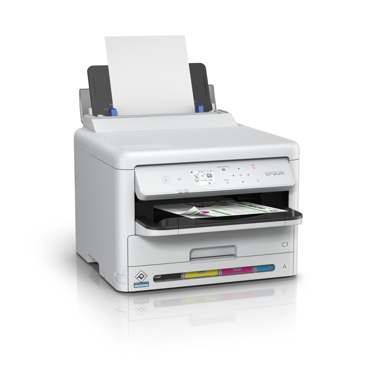 BAZAR - EPSON tiskárna ink WorkForce WF-C5390DW,  A4,  25ppm,  USB,  LAN,  Wi-Fi (Direct) - Rozbaleno (Náhradní krabice)4 