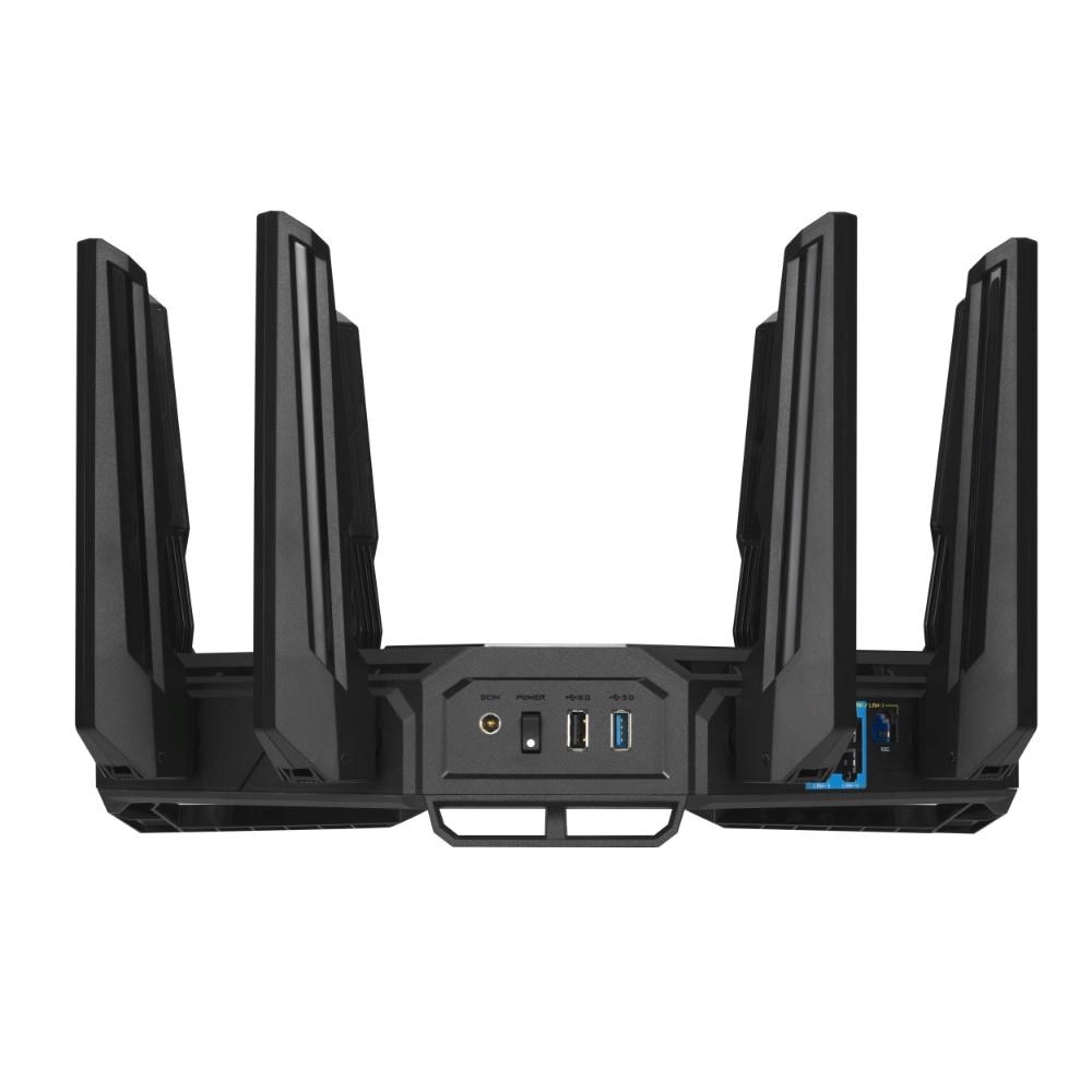 ASUS Herní Router ROG Rapture GT-BE19000,  3-pásmový WiFi7 Router,  2x WAN,  4x LAN,  AiMesh0 