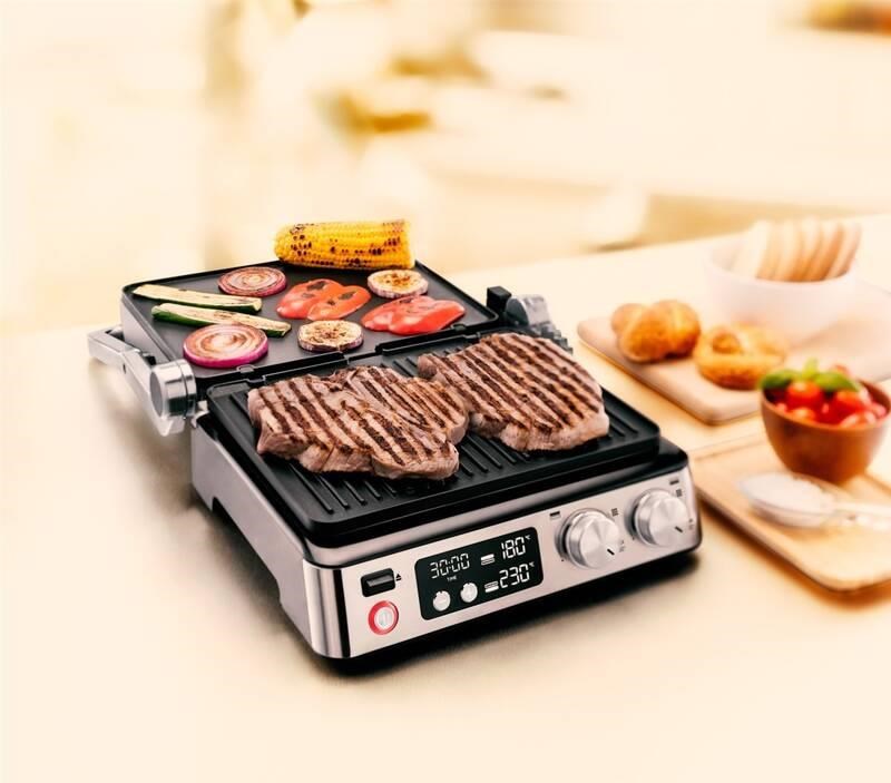 Braun Multigrill 7 CG7044 elektrický kontaktní gril,  2000 W,  odkapávací nádoba na tuk,  termostat,  mobilní aplikace9 