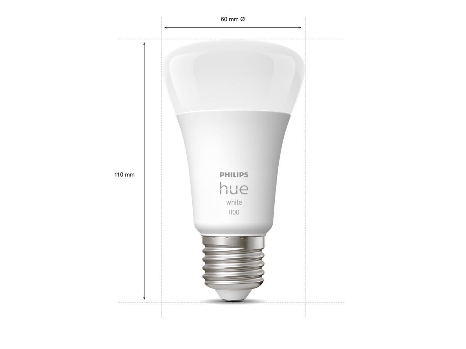 BAZAR PHILIPS Hue White 9.5W 1100 E27 2ks POŠKOZENÝ OBAL2 