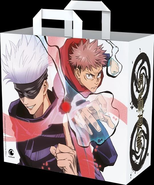 Konix Jujutsu Kaisen white Shopping Bag0 