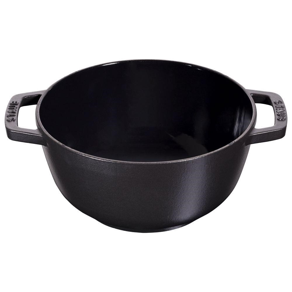 Staub sada na fondue, 20 cm, litinový, 2.36 l, až pro 6 lidí, pro všechny zdroje tepla, černá3 