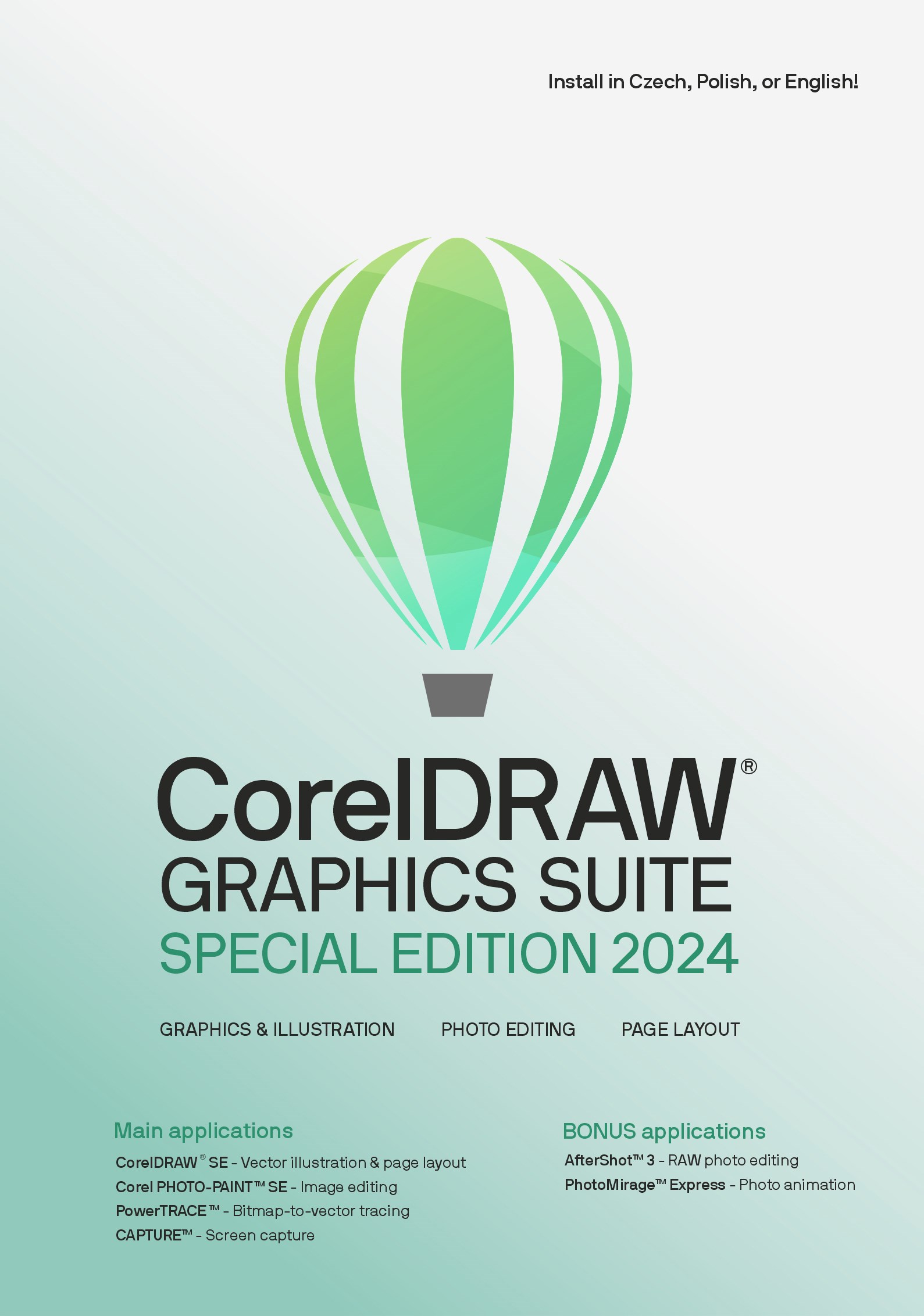 CorelDRAW Graphics Suite Special Edition 2024 CZ/PL ESD0 