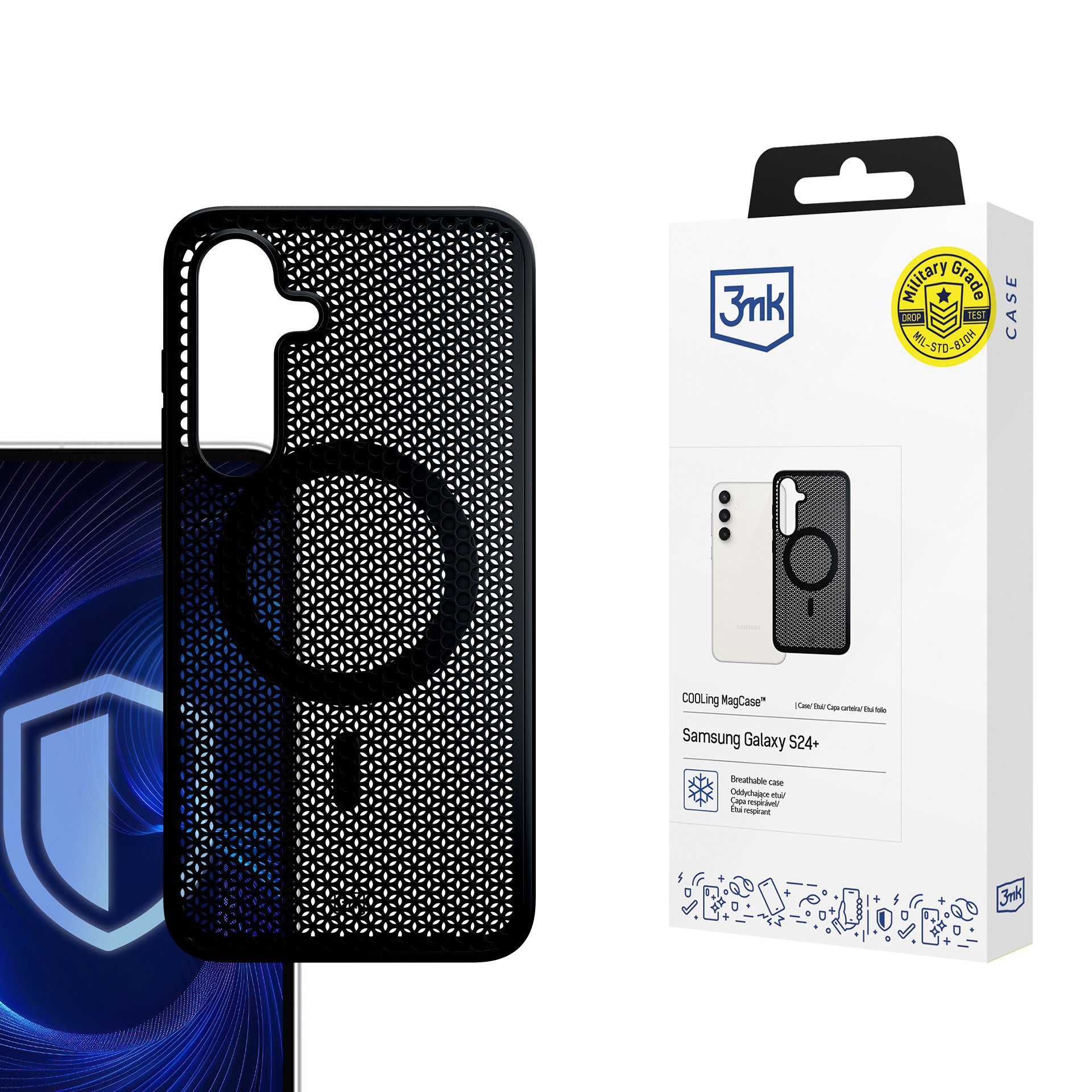 3mk ochranný kryt Cooling Magcase pro Samsung Galaxy S24+0 