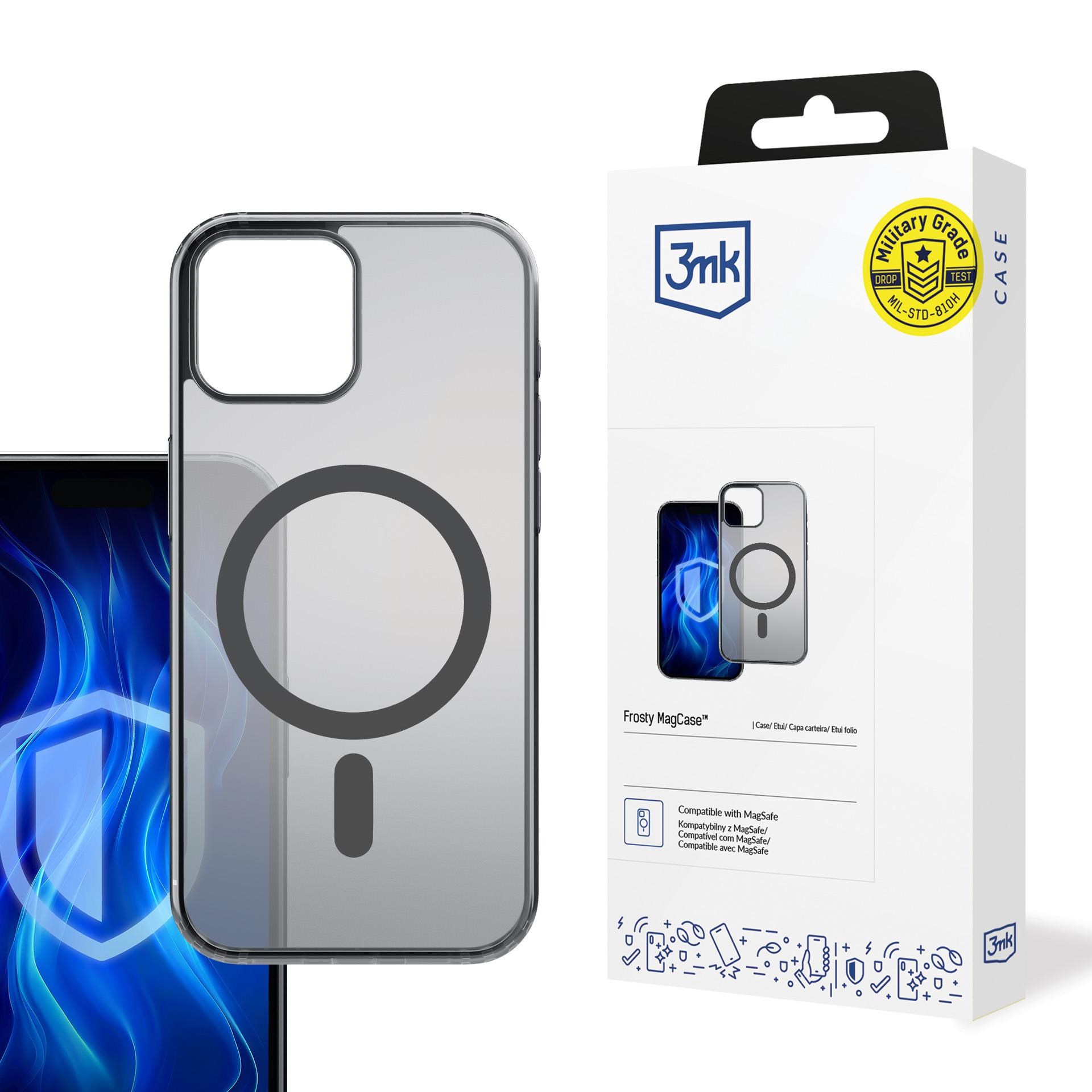 3mk ochranný kryt Frosty MagCase Black pro Apple iPhone 150 