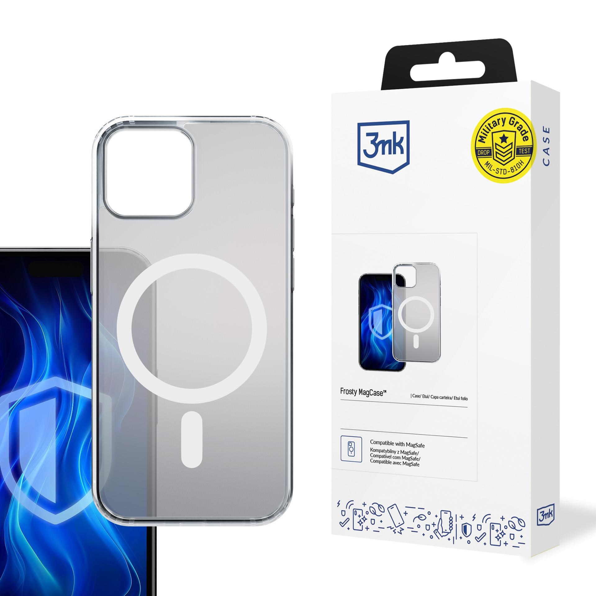 3mk ochranný kryt Frosty MagCase White pro Apple iPhone 130 