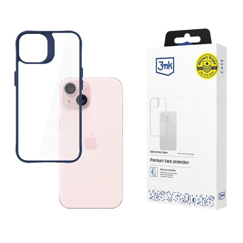 3mk ochranný kryt Satin Armor Case+ Blue pro Apple iPhone 150 